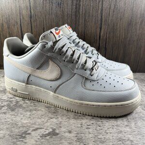 Nike Air Force 1 Low Pure Platinum Blue Silver 488298-091 Men’s Size 11.5